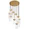 Fontaine by Z-Lite Rubbed Brass 26.25 inch 11 Light Chandelier