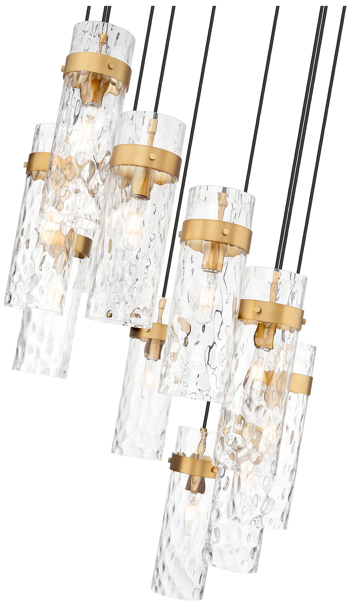 Image 4 Fontaine by Z-Lite Rubbed Brass 26.25 inch 11 Light Chandelier more views