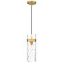 1_Fontaine by Z-Lite Rubbed Brass 8 inch 1 Light Pendant