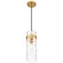 5_Fontaine by Z-Lite Rubbed Brass 8 inch 1 Light Pendant more views