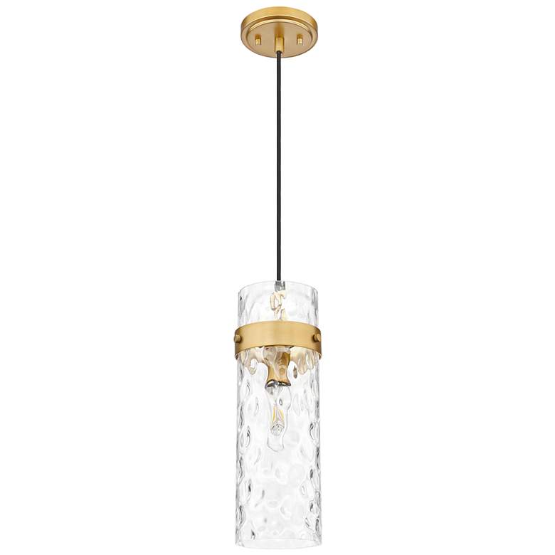 Image 7 Fontaine by Z-Lite Rubbed Brass 8 inch 1 Light Pendant more views