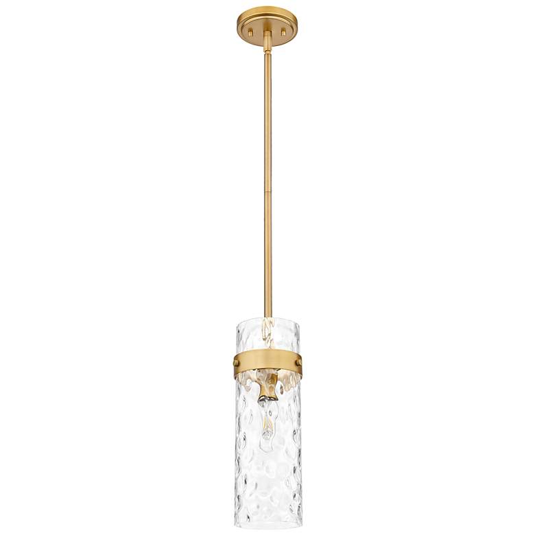 Image 7 Fontaine by Z-Lite Rubbed Brass 8 inch 1 Light Pendant more views