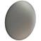Fontanna Shield 10" High Satin Nickel LED Wall Sconce