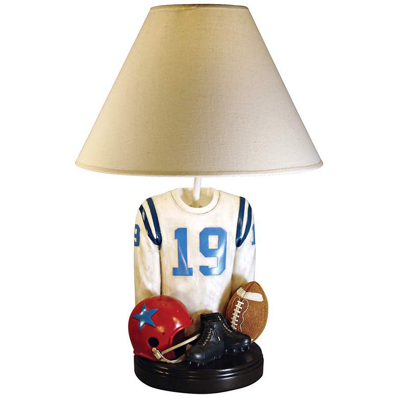 Image 1 Football 20 inch high Jersey Accent Table Lamp
