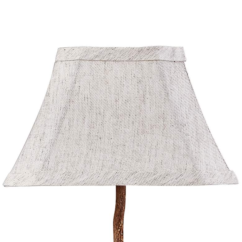 Image 2 For the Birds Book Club 12 inch High Rustic Cottage Accent Table Lamp more views