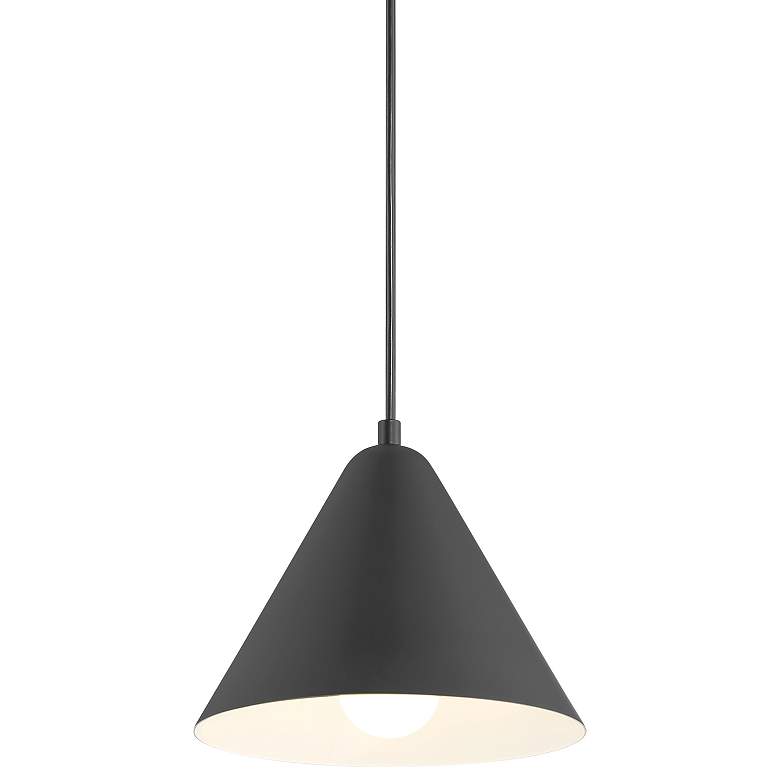 Image 1 Ford 9.5" Wide Matte Black LED Pendant