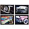 Ford Collection 4-Piece 20" Wide Wall Art Set