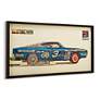 Ford Torino 48" Wide Dimensional Collage Framed Wall Art