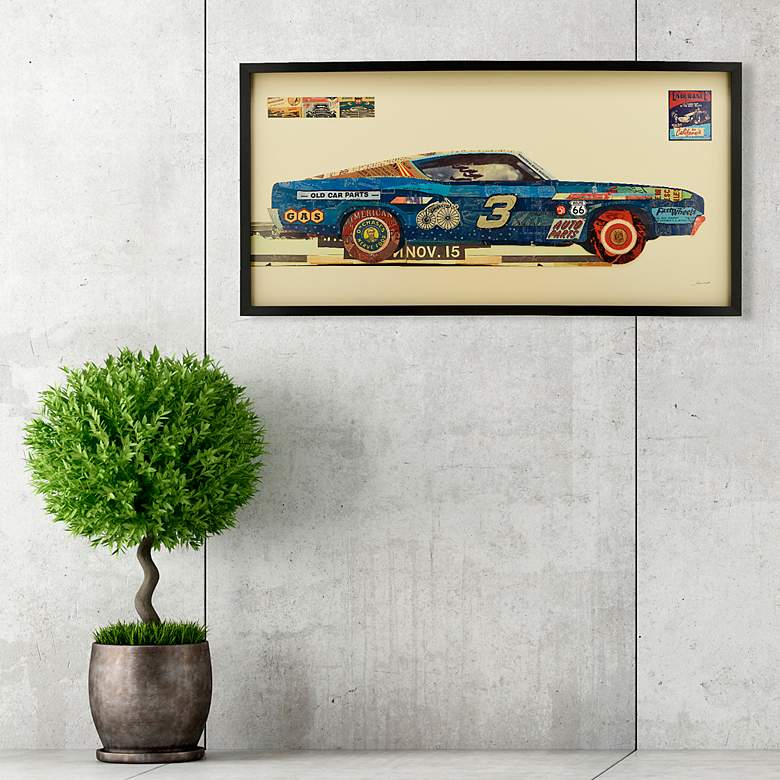Image 5 Ford Torino 48" Wide Dimensional Collage Framed Wall Art more views