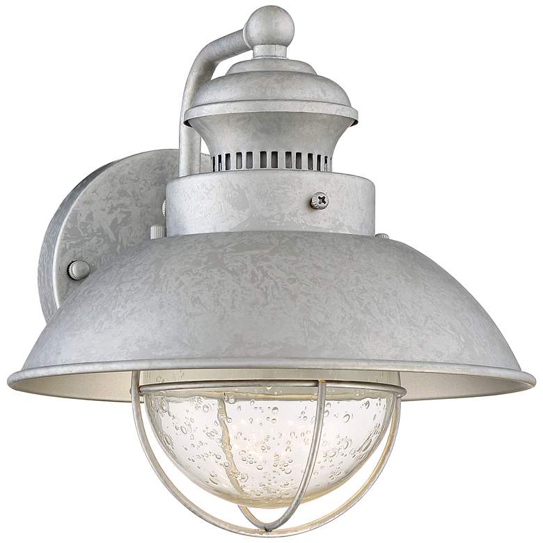 Image 2 Fordham 8 1/2" High Galvanized LED Outdoor Wall Light