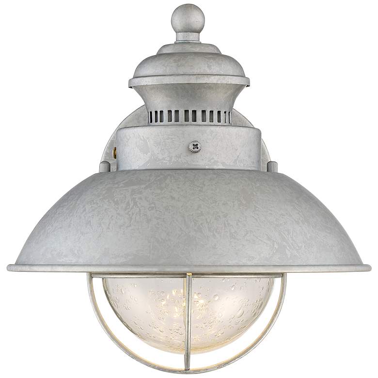 Image 3 Fordham 8 1/2" High Galvanized LED Outdoor Wall Light more views
