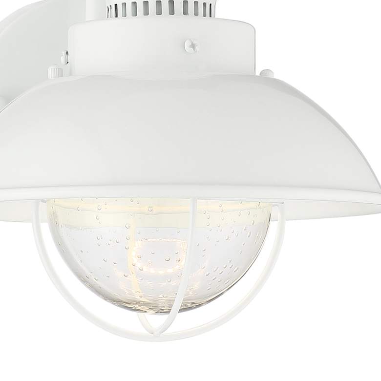 Image 4 Fordham 8 1/4" High White LED Outdoor Wall Light more views
