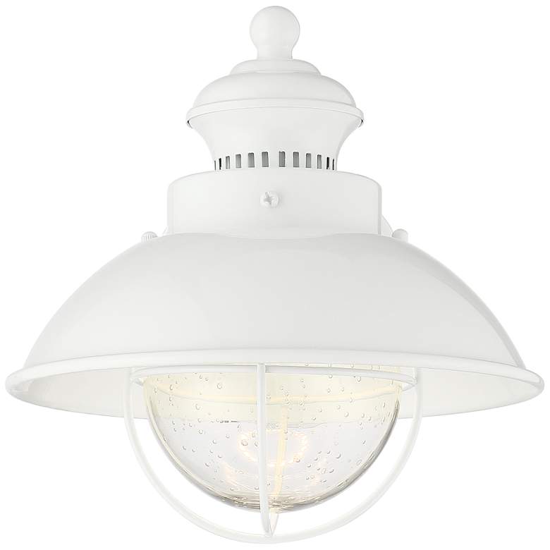 Image 5 Fordham 8 1/4" High White LED Outdoor Wall Light more views