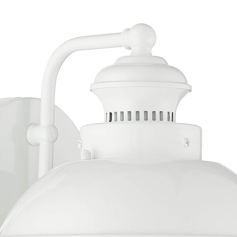 Image 2 Fordham 8 1/4" High White LED Wall Sconce more views