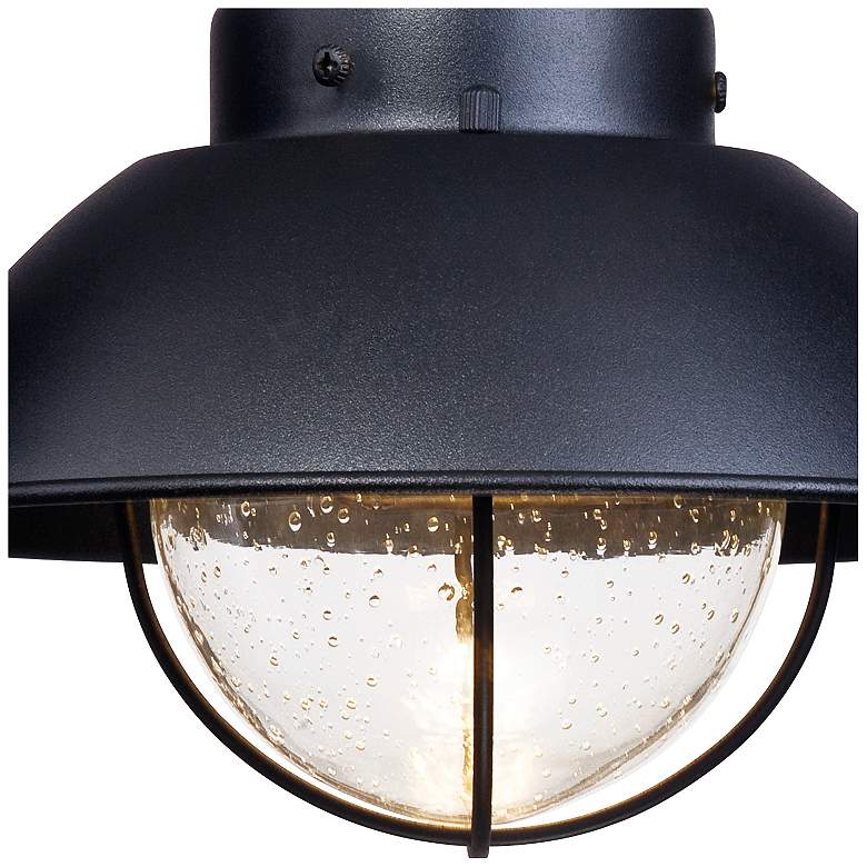 Image 5 Fordham 8" High Black LED Outdoor Wall Light Set of 2 more views