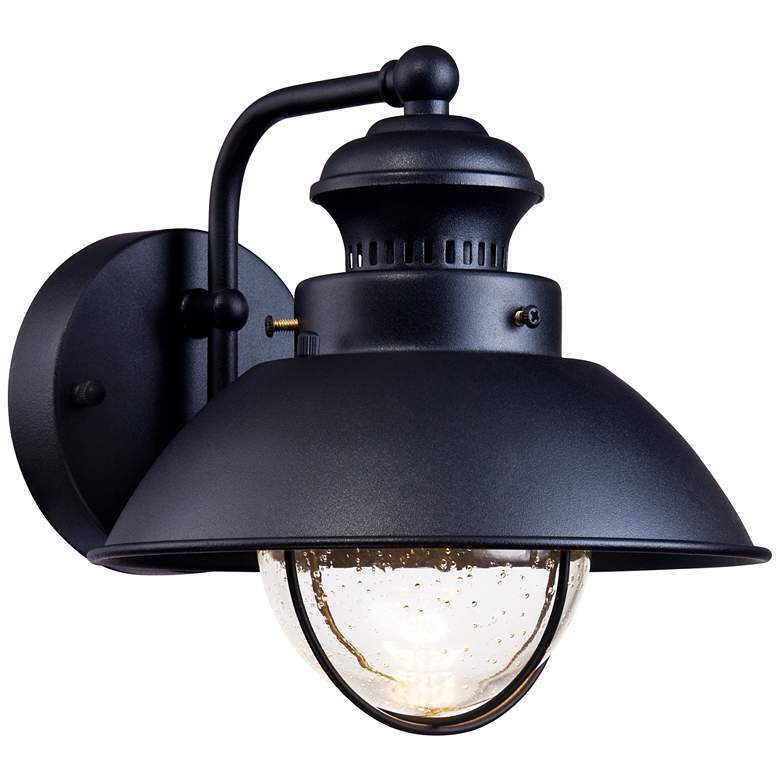 Image 7 Fordham 8" High Black LED Outdoor Wall Light Set of 2 more views