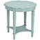 Fordon Antique Green Round End Table