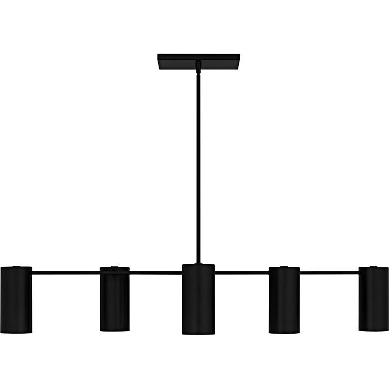 Image 3 Foreland 6-Light Matte Black Linear Chandelier more views