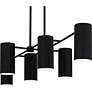 5_Foreland 6-Light Matte Black Linear Chandelier more views