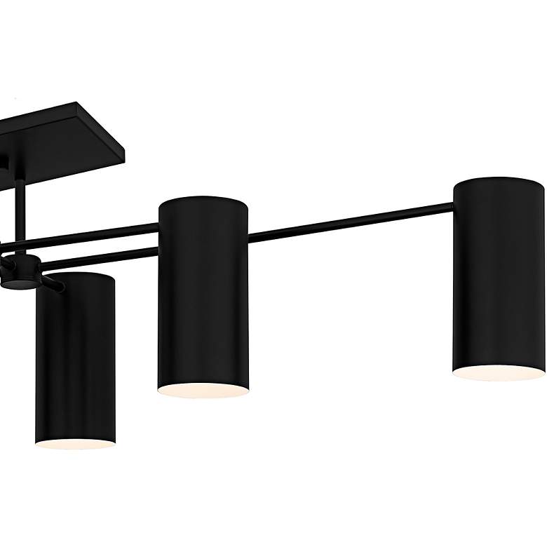Image 5 Foreland 6-Light Matte Black Semi-Flush Mount more views