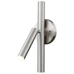 Forest 13 1/4" High Brushed Nickel LED Wall Sconce
