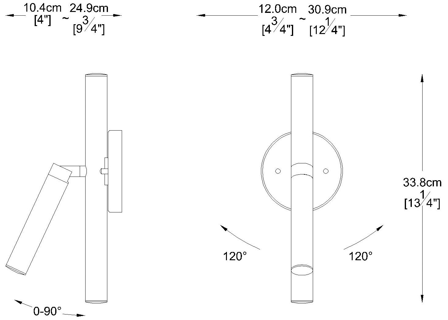 Forest 3 Light Wall Sconce