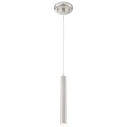 Forest 4 3/4" Wide Brushed Nickel LED Mini Pendant