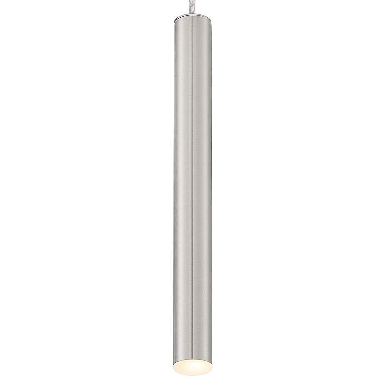 Image 2 Forest 4 3/4" Wide Brushed Nickel LED Mini Pendant more views