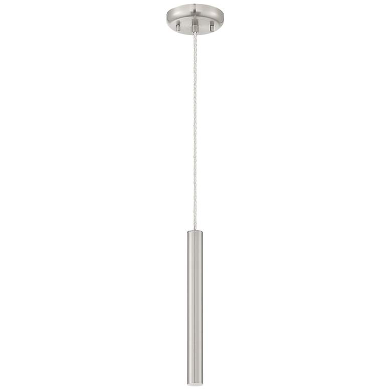 Image 5 Forest 4 3/4" Wide Brushed Nickel LED Mini Pendant more views