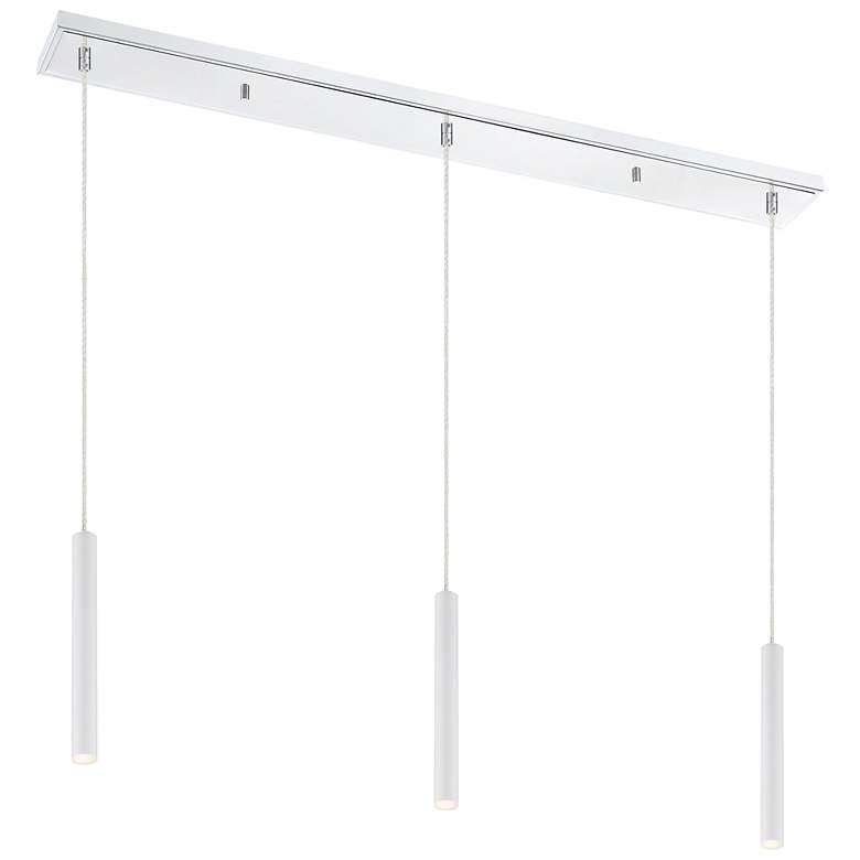 Image 1 Forest 46" Wide Chrome 3-Light LED Linear Pendant