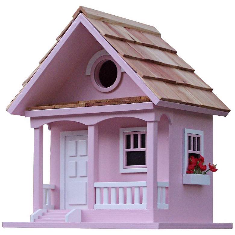 Image 1 Forest Bungalow Cottage Cotton Candy Birdhouse