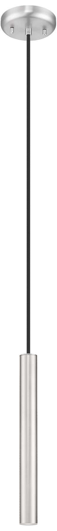 Image 7 Forest by Z-Lite Brushed Nickel 1 1/4" Wide 1 Light Pendant more views