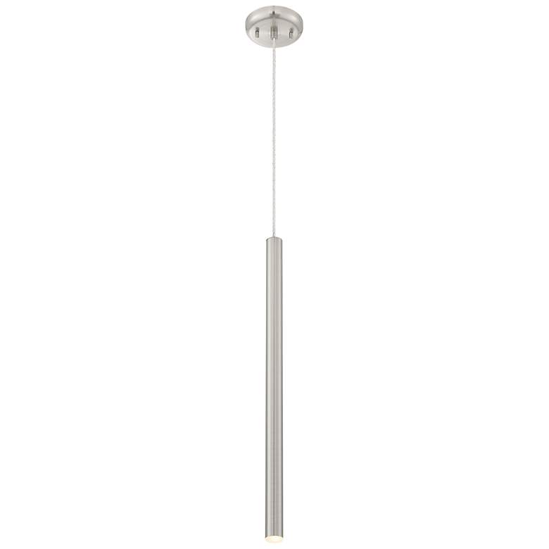 Image 1 Forest by Z-Lite Brushed Nickel 1 Light Mini Pendant
