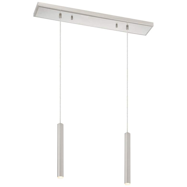 Image 1 Forest by Z-Lite Brushed Nickel 2 Light Island Pendant