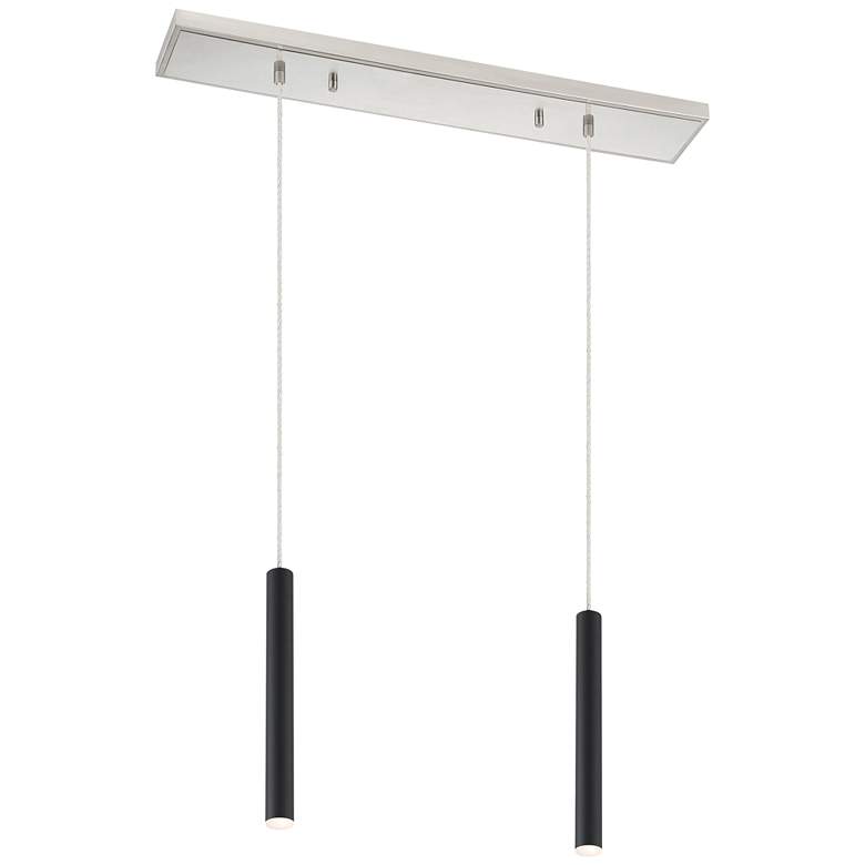 Image 1 Forest by Z-Lite Brushed Nickel 2 Light Island Pendant