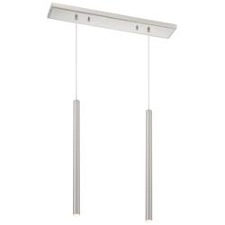 Forest by Z-Lite Brushed Nickel 2 Light Island Pendant