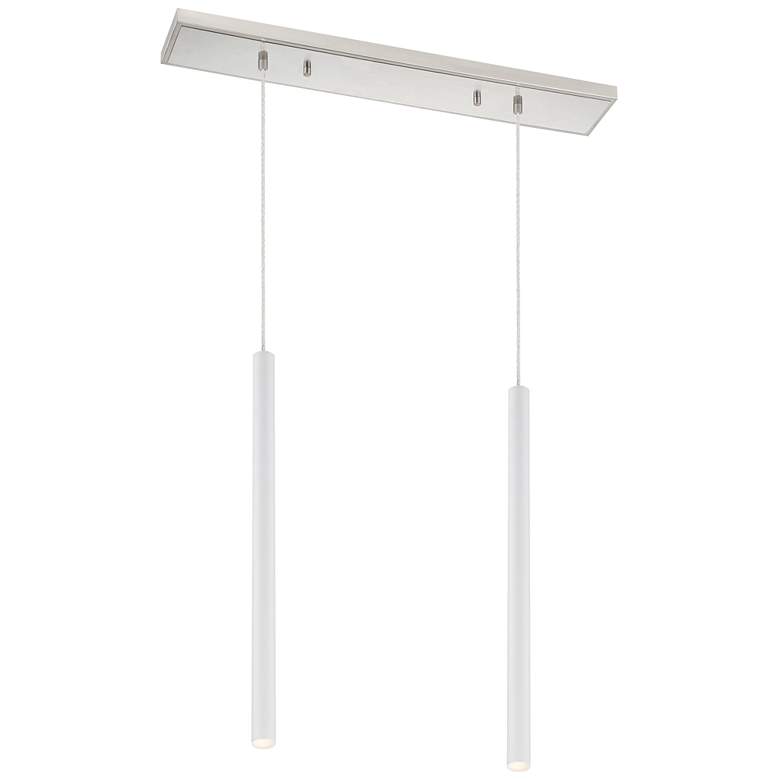 Image 1 Forest by Z-Lite Brushed Nickel 2 Light Island Pendant