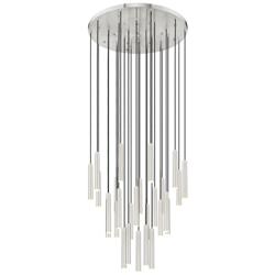 Forest by Z-Lite Brushed Nickel 36 inch 27 Light Chandelier