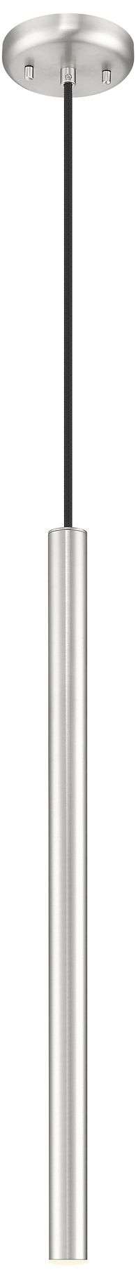 Forest by Z-Lite Brushed Nickel 4.75 inch 1 Light Pendant