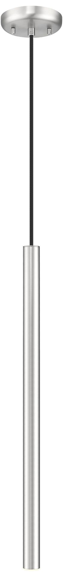 Image 4 Forest by Z-Lite Brushed Nickel 4.75 inch 1 Light Pendant more views