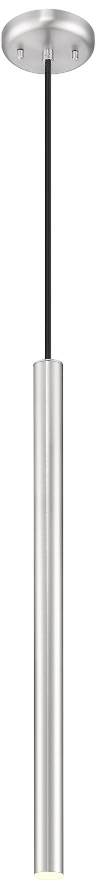 Image 5 Forest by Z-Lite Brushed Nickel 4.75 inch 1 Light Pendant more views