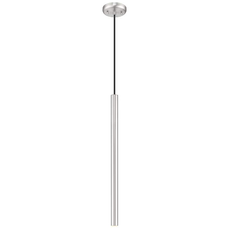 Image 1 Forest by Z-Lite Brushed Nickel 4.75 inch 1 LightPendant