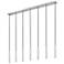 Forest by Z-Lite Brushed Nickel 54 inch 7 Light Linear LED Chandelier