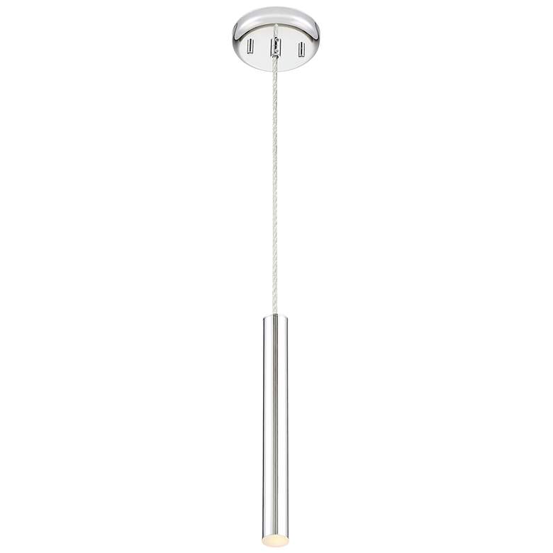 Image 1 Forest by Z-Lite Chrome 1 Light Mini Pendant