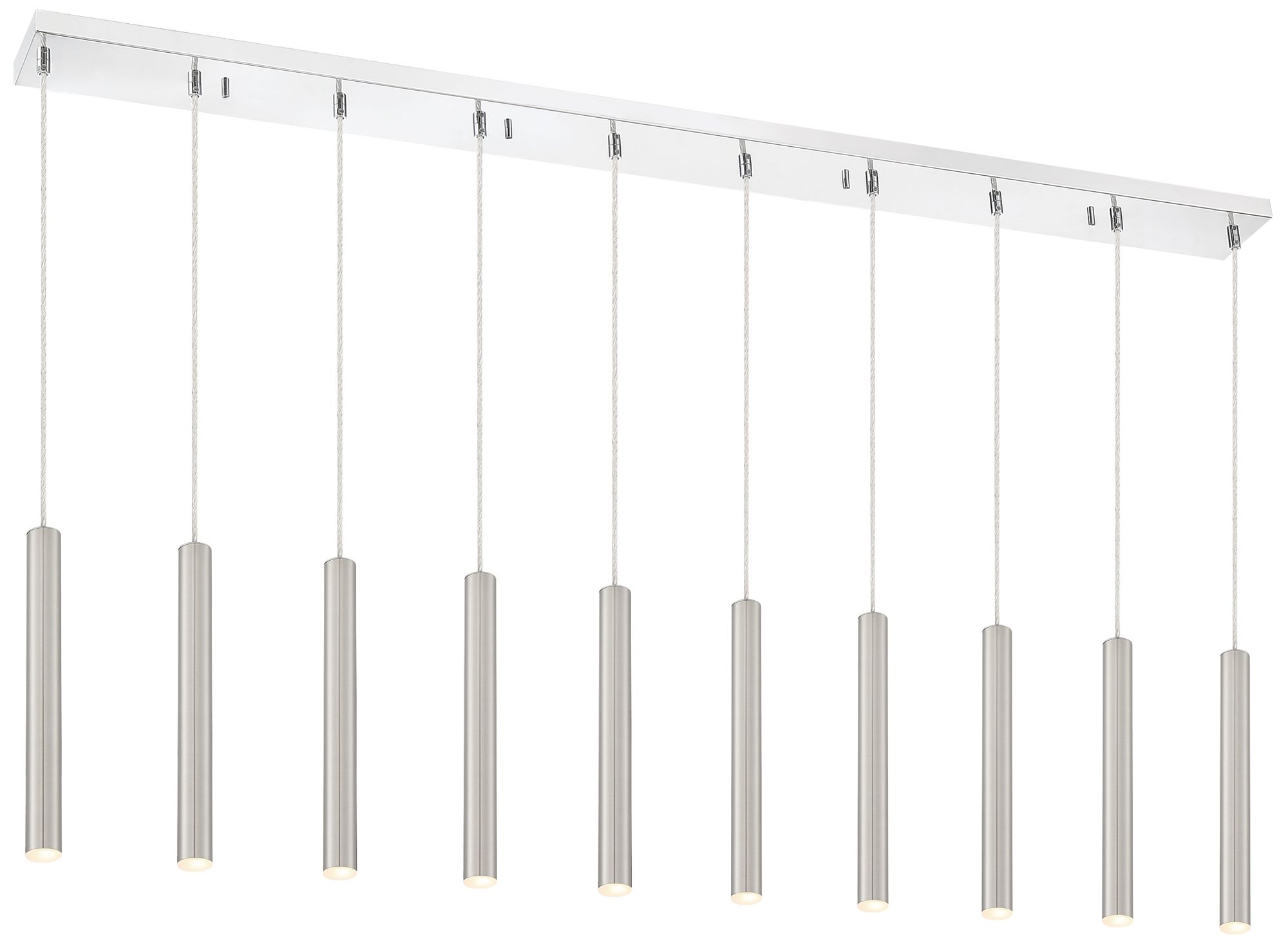 Forest by Z-Lite Chrome 10 Light Island Pendant