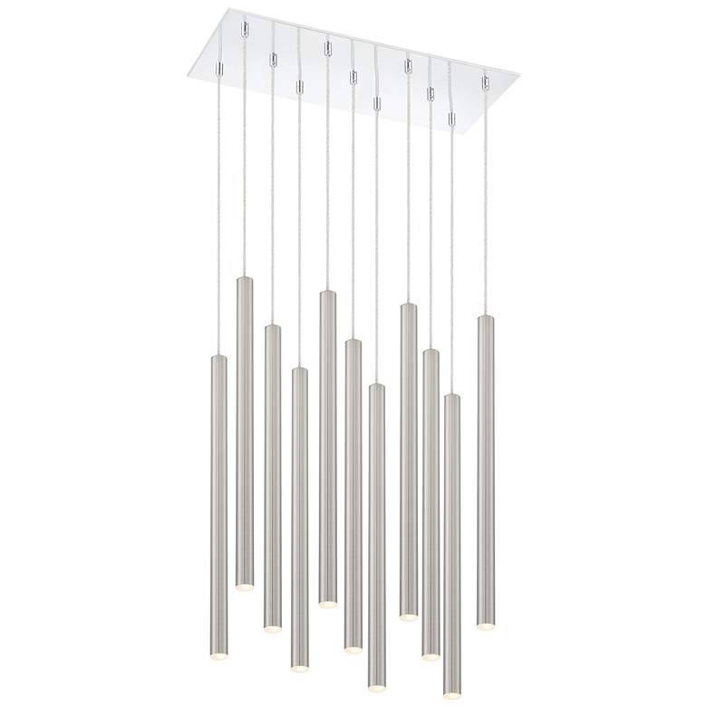 Image 1 Forest by Z-Lite Chrome 11 Light Chandelier