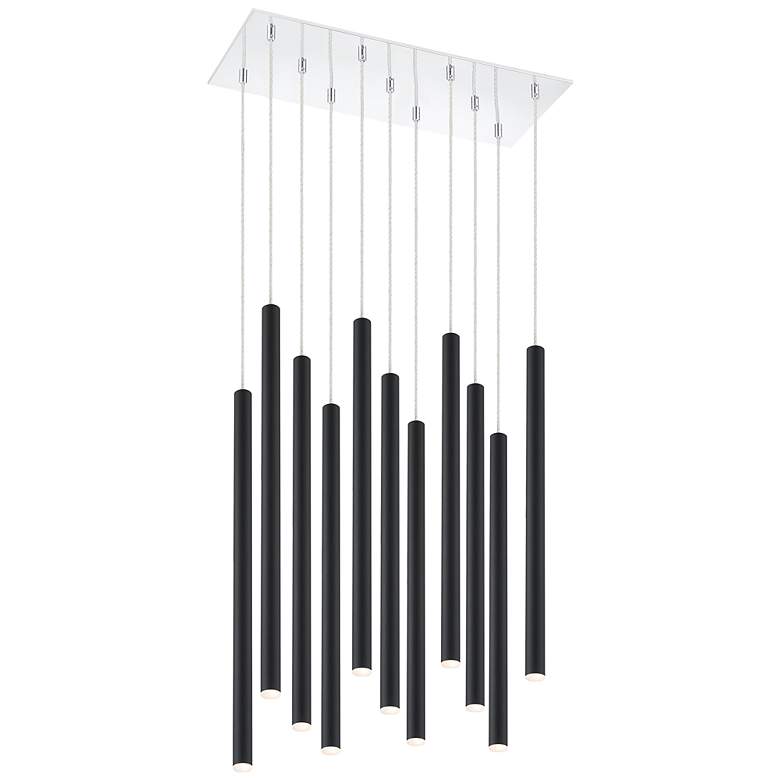 Image 1 Forest by Z-Lite Chrome 11 Light Chandelier