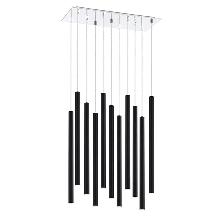 Image 4 Forest by Z-Lite Chrome 11 Light Chandelier more views