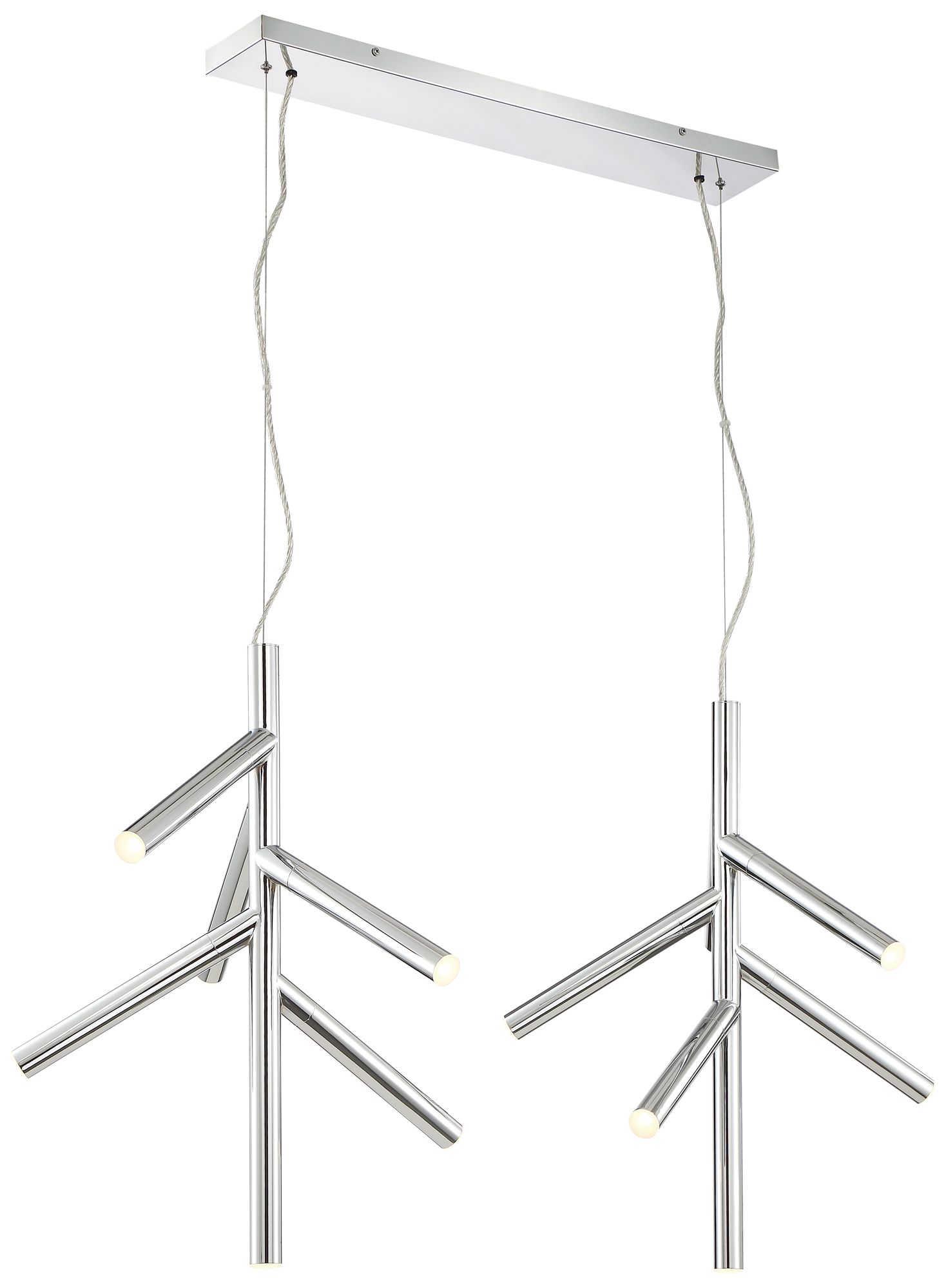 Forest by Z-Lite Chrome 12 Light Island Pendant