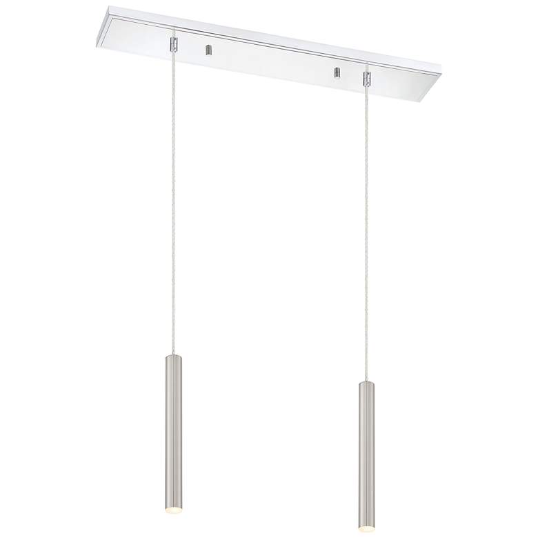 Image 1 Forest by Z-Lite Chrome 2 Light Island Pendant